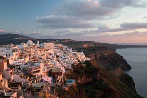 Caldera in Santorini